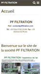 Mobile Screenshot of pffiltration.com